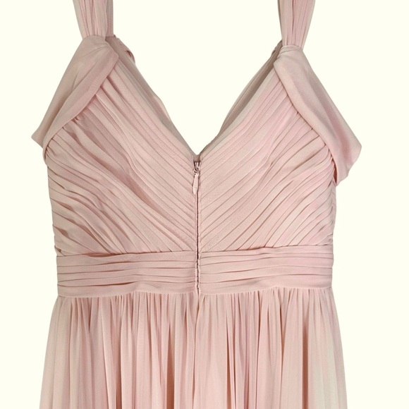 Azazie Calla Bridesmaid Fotmal Dress in Pale Pink Size 2 - Picture 10 of 13